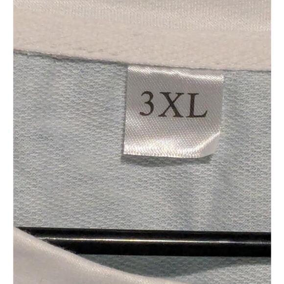 Blue & White "The Gulf Of Mexico" Adult's Long Sleeve Shirt Size 3XL - Picture 5 of 7